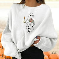 Ženski puloveri sa zabavnim grafičkim printom, majice s kapuljačom s dugim rukavima