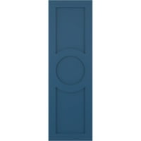 Ekena Millwork 15 W 64 H TRUE FIT PVC CENTER CIRGL ARTS & CORTS FIKSNI BILO TRUKE, SOJOURN BLUE