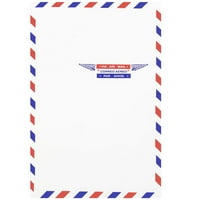 Omotnice za zračnu poštu od bijelog papira s otvorenim krajem, pakirane