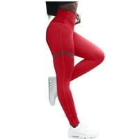 Daqian plus size gamaša modna žena dugačka čvrsta čvrsta elastičnost elastičnosti joga hlače plus veličine ženske