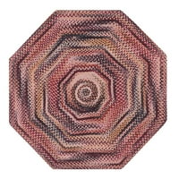 Najbolji trendovi Ombre Chenille reverzibilni pamuk 48 osmerokutni pleteni tepih za odrasle-bež