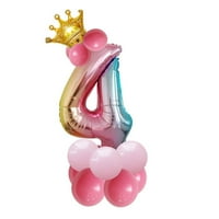 Tiitstoy DIY baloni za zabavu za zabavu za rođendan folije baloni digitalni