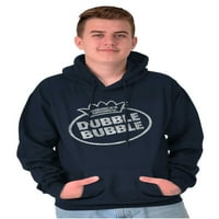 Retro Dubble Bubble Vintage Classic Logo Hoodie Twiebirt Žene Muškarci Brisco Brands 2x