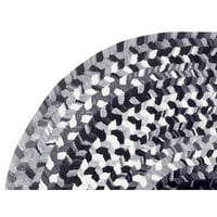 Najbolji trendovi Ombre Chenille reverzibilni pamuk 48 osmerokutni pleteni tepih, za odrasle-Maslina