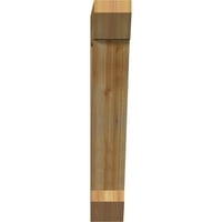 Ekena Millwork 6 W 30 D 38 H Tradicionalna sloj grubo pilana nosača, zapadnjački crveni cedar