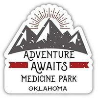 Medicine Park Oklahoma suvenir ukrasne naljepnice