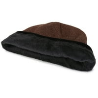 Modni zimske šešire predimenzionirane mekane toplinske tople debele kapu za odrasle i dječake djevojčice sive