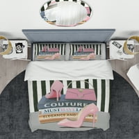 DesignArt 'Glam Fashion High Heels Vii' Glam Duvet Cover Set