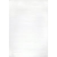 Mekani tepih od paperja, 5 '8', bijeli