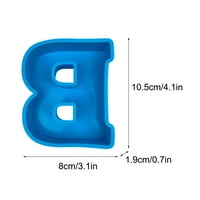 Kalupi za kolače za čišćenje abecede za pečenje 3D engleskog slova Silikonski kalupi