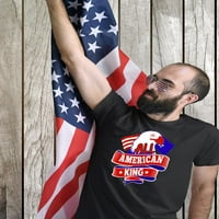 Sav američki kralj majica 4. srpnja muškarci -s obzirom na Shutterstock, muški medij