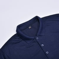 Muške polo majice Ležerne ljetne majice za golf kratkih rukava jednobojne košulje odjeća Muške majice za golf