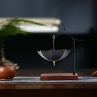 Propuštanje čaja Kreativni porculanski keramički cjedilo za čaj za kućni stolni polica za knjige crna