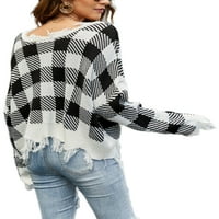 Donji dio / Ženski džemper, zimski topli džemper, vrhovi, pleteni džemperi dugih rukava, ženski preveliki pulover,