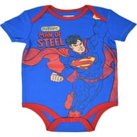 Stripovi Justice League Batman Superman Flash dječji bodi za dječake od novorođenčeta do bebe