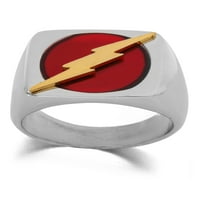 Muški prsten s logotipom od nehrđajućeg čelika veličine 10