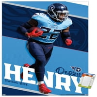 Tennessee Titans - Zidni plakat Derricka Henrija, 14.725 22.375