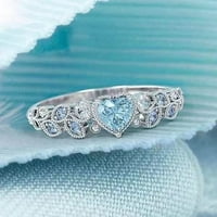 Jedan prsten modni ženski prsten od rhinestona umetnut prstenom sa slovima poklon za ljeto nakit