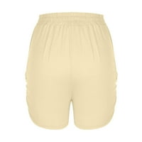 Znojne kratke hlače Žene salon Summer Casual Comfy Atletic High Struk kratke hlače s atletskim kratkim hlačama