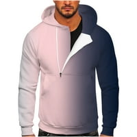 LoopsUn Ljetna ušteda odjeća za muške zimske vrhove, muškarci casual sportska fitness pulover s kapuljačom na