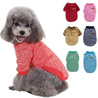 Pulover za pse za kućne ljubimce, topla pidžama za pse, mekani džemper za mačke, odjeća za štenad, džemper za