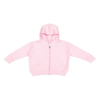 Zečja kože malu kunilu zip fleece hoodie - 3346