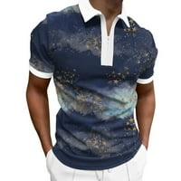 Polo Golf majice za muškarce održiva odjeća Muška košulja Golf majica Retro kontrastne boje ulična odjeća kratkih