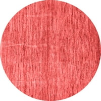 Tvrtka alt strojno pere okrugle apstraktne crvene moderne unutarnje prostirke, okrugle 5 inča