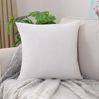 Kratka Plišana jastučnica na sofi, fotelja, jastučnica za jastuke, domaća ukrasna jastučnica, bijela