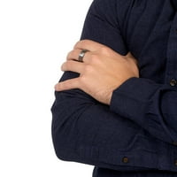 Muški prsten od brušenog volframa, veličine prstena do 13