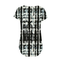 Rasprodaja Majica Plus Size u A-listu, Ženski vrhovi s izrezom u obliku slova A koji skrivaju trbuh, majice kratkih