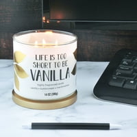 Glavne stanice miris vanilije s 3-wick svijeća, oz