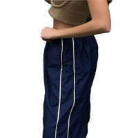 LicePiee Women Y2K Baggy Twistens Sweas Switpants Wide Nog Ravni izvlačenje JOGGERS hlače Punk Duge hlače Street