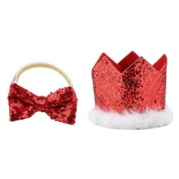 Šešir Djeda Mraza za pse, preslatka Slatka ogrlica od leptira s elastičnim užetom, šešir Djeda Mraza za mačke,