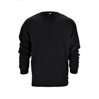 Muške košulje casual posada džemper od pulovera solidne boje tanke fit pletene košulje za muškarce