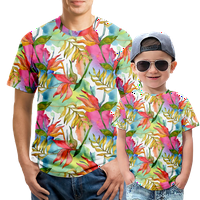 Tropske košulje za muškarce, 3-inčne svečane ljetne majice s kratkim rukavima, majice za odrasle-inčne, 05