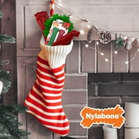 Nylabone Power Chew Holiday Twin - Čvrste igračke za žvakanje za pse Turska, bobice i zimski zeleni okus mali
