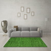 Moderne pravokutne apstraktne zelene prostirke za prostore tvrtke, 2' 4'