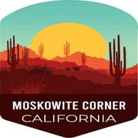 i r uvoz Moskowite Corner California suvenir vinil naljepnica naljepnica kaktus pustinjski dizajn