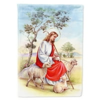 53421 Isus drži zastavu s janjetinom veličina vrta mala, višebojna