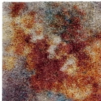 Sažetak poliesterskog tepiha od 9 ' 12 ' u boji zahrđale Bjelokosti