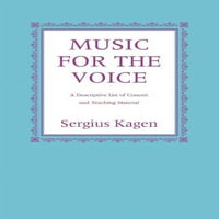 Glazba za glas, revidirano izdanje: opisni popis koncertnih i nastavnih materijala