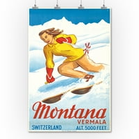 Montana Vintage Poster Švicarska C