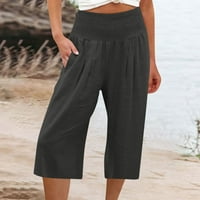 Ženske Capri teretne hlače s džepovima, lagane, brzo suhe, za putovanja, planinarenje, ljetne Ležerne hlače za