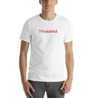 Rukom napisana pamučna majica s kratkim rukavima Stoddard