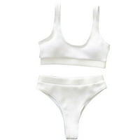 B91xz Ženske kupaonice za kupaće kostimi žene postavljene podstavljene plaže Bikini čvrsti kupaći kostim kupaći