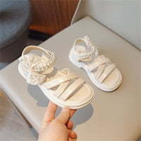 Sandale za djevojčice cipele sandale za djevojčice ljetne sportske sandale s otvorenim prstima na otvorenom, bijele,35