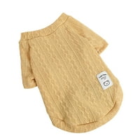 Pulover za pse s elastičnim pletenim manžetnama, mekani udobni džemper za dvonožne kućne pse, Vanjska odjeća,