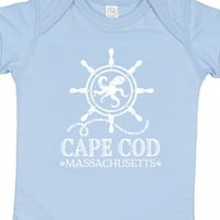 Inktastic Cape Cod Massachusetts Nautički poklon dječak ili djevojački bodi