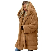 Entyinea ženska klaazična jakna zima dugi rukavi zima topla rever